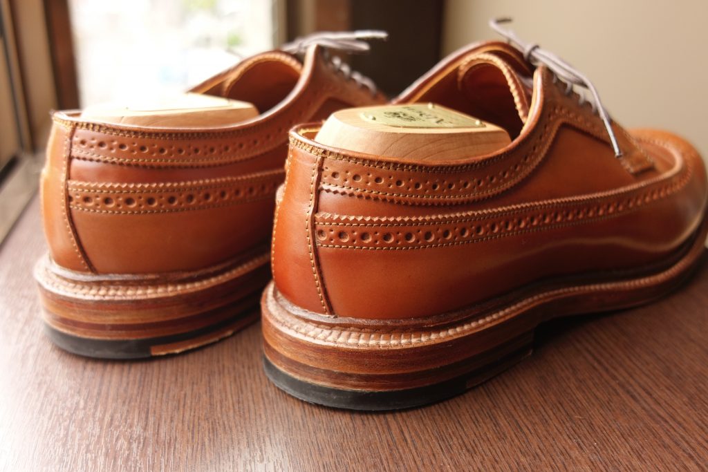 オールデン　Alden 革靴　ウィングチップ コードバン 革靴図鑑 No.3】Alden Whisky Cordovan Wingtip オールデン